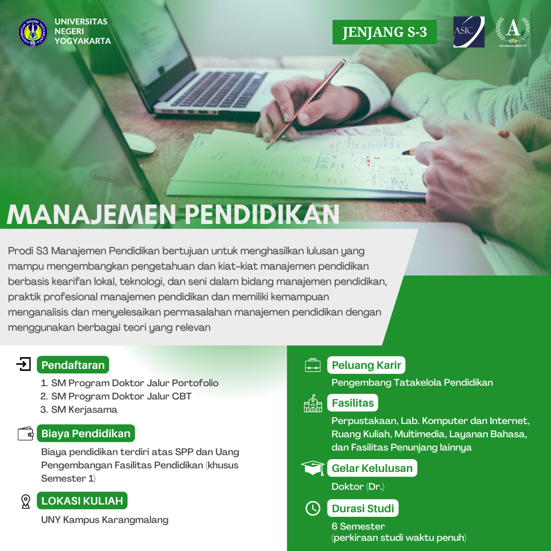 S3Manajemen Pendidikan PMB UNY